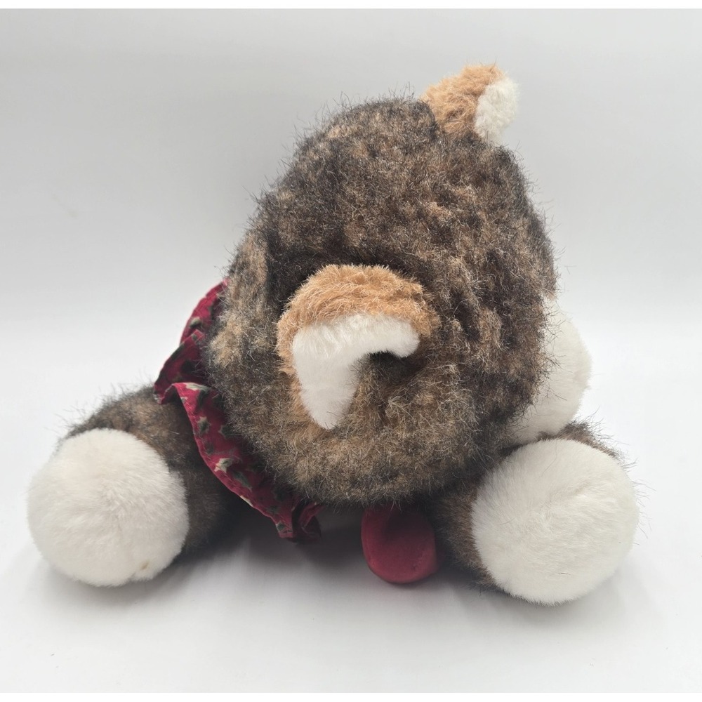 Vtg 1992 Nick & Noel Christmas‎ Realistic Calico Kitty Cat 16" Plush - Picture 2 of 12